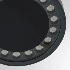 Lámpara LED de techo para exterior Nona de Molto Luce, Ø 18,2 cm, antracita