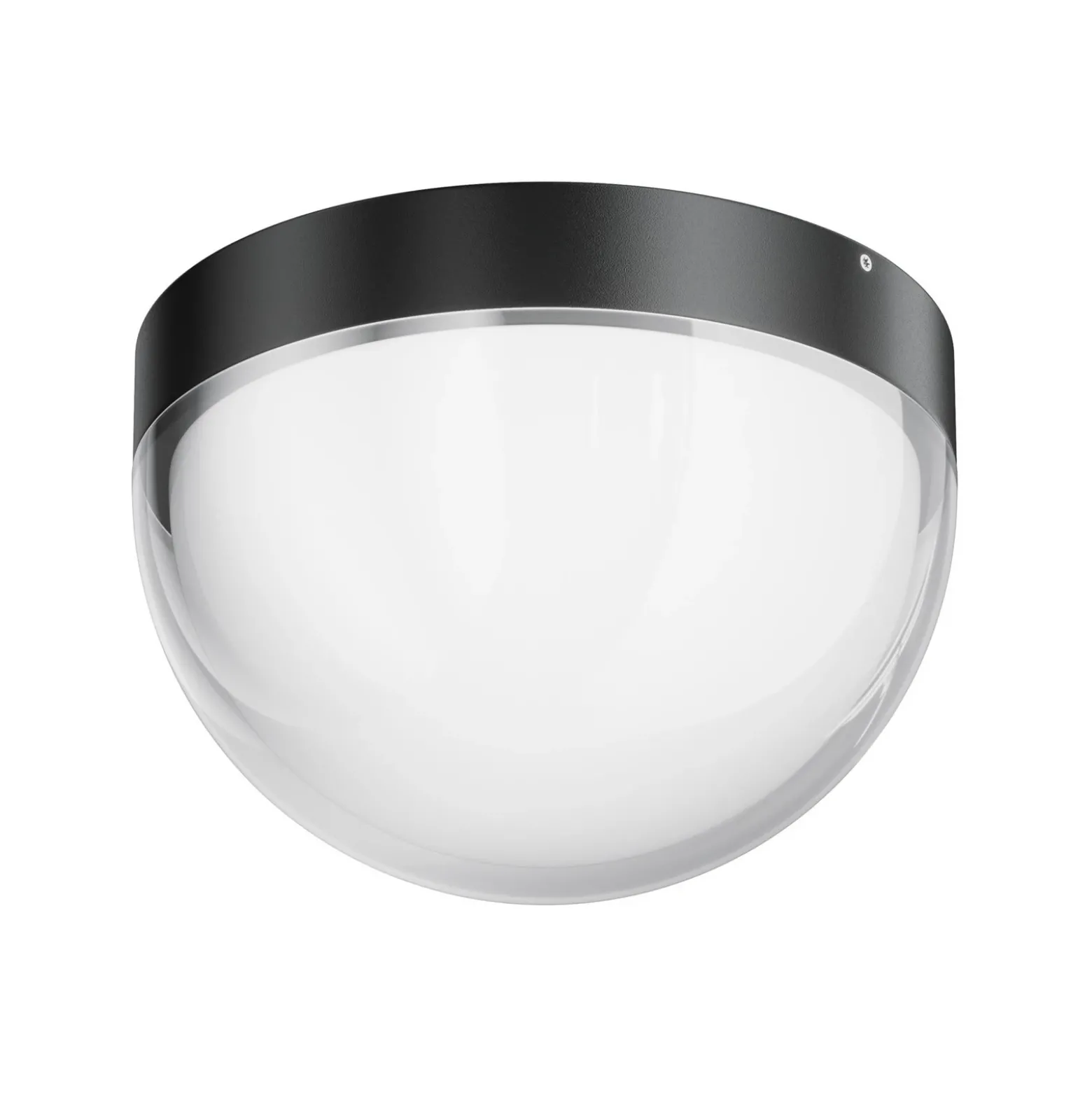 Lámpara LED de techo para exterior Mon, grafito, Ø 18 cm, IP65, 3000 K