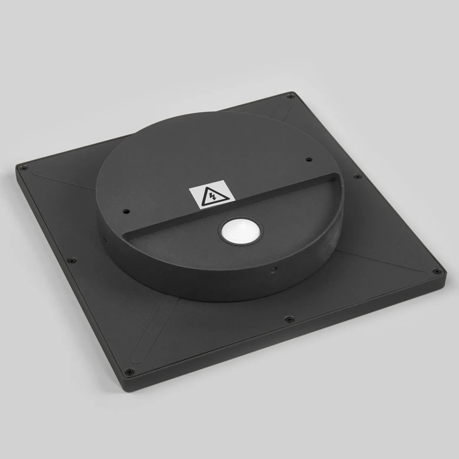 lámpara LED de techo para exterior Lucande Mabella, 23 cm, sensor, IP65