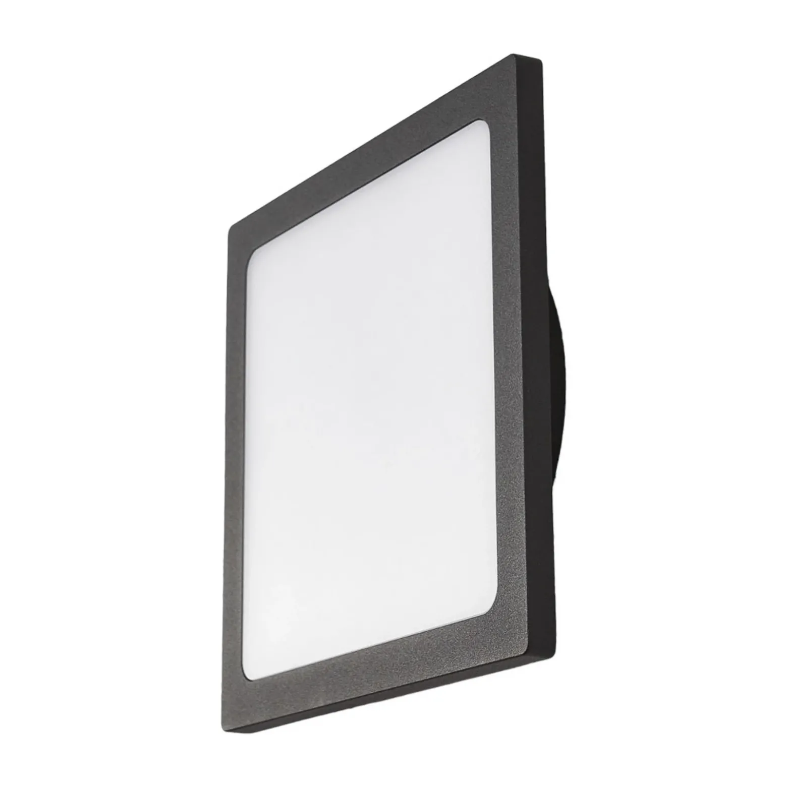 Lámpara LED de techo para exterior Lucande Mabella, 23 cm, antracita