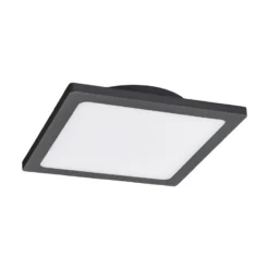 Lámpara LED de techo para exterior Lucande Mabella, 23 cm, antracita