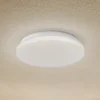 Lámpara LED de techo para exterior Lindby Kirkola, 4000 K, Ø 26 cm, blanca
