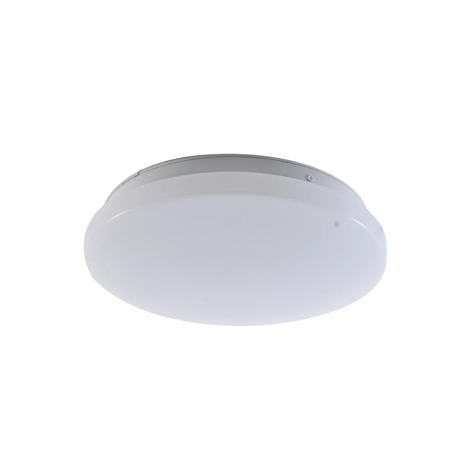 Lámpara LED de techo para exterior Lindby Kirkola, 4000 K, Ø 26 cm, blanca