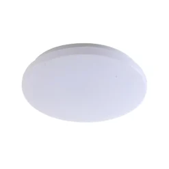 Lámpara LED de techo para exterior Lindby Kirkola, 4000 K, Ø 34 cm, blanca