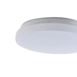 Lámpara LED de techo para exterior Lindby Kirkola, 3000 K, Ø 26 cm, blanca