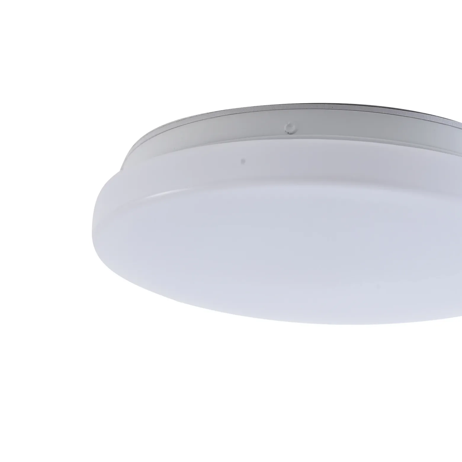 Lámpara LED de techo para exterior Lindby Kirkola, 3000 K, Ø 26 cm, blanca
