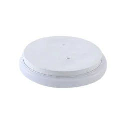 Lámpara LED de techo para exterior Lindby Kirkola, 3000 K, Ø 26 cm, blanca