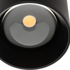 lámpara LED de techo para exterior 5173, negro, 9 cm, metal, IP54 CCT