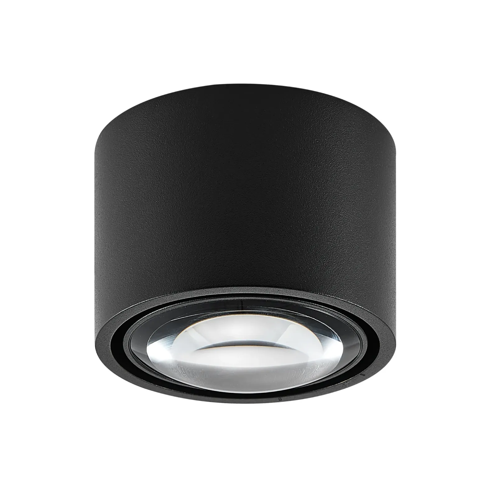 Lámpara LED de techo para exterior MAG MINI, negra, Ø 9 cm, CCT atenuable, IP44