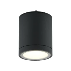 Lámpara LED de techo para exterior Molto Luce Foris Round SD, antracita