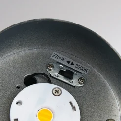 Lámpara LED de techo para exterior Molto Luce Foris Round SD, antracita