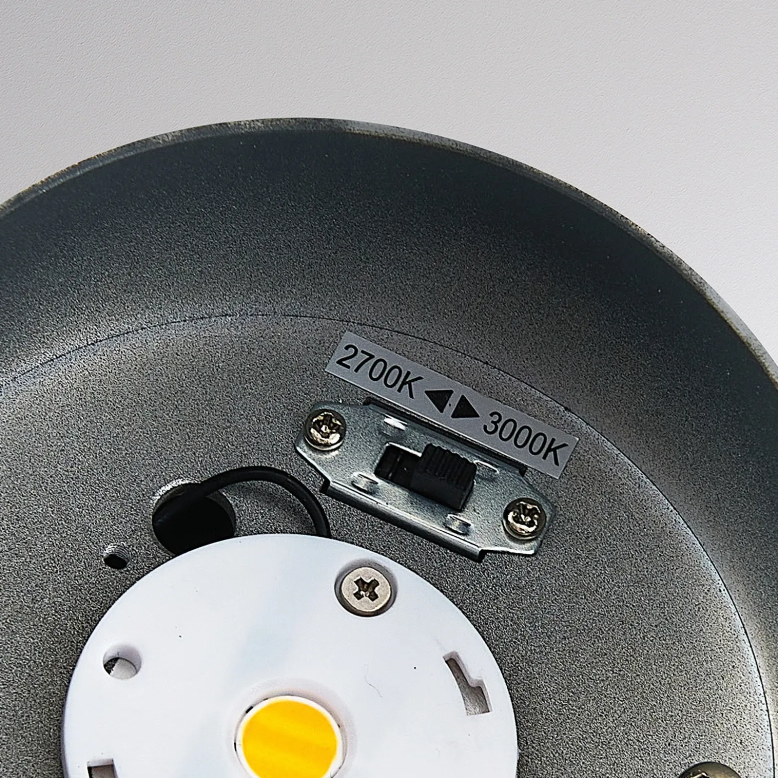 Lámpara LED de techo para exterior Molto Luce Foris Round SD, antracita