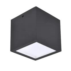 Lámpara LED de techo para exterior GEMINI, gris oscuro, 9 x 9 cm, IP65
