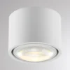 Lámpara LED de techo para exterior MAG MINI, blanca, Ø 9 cm, CCT, atenuable,