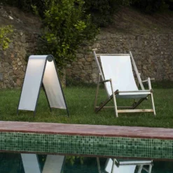 Lámpara LED para terraza Cadaqués, beige