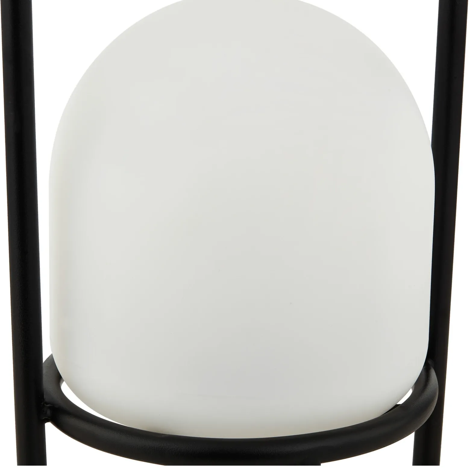 Lámpara LED para terraza Lindby Eleia, negra, metal, batería recargable