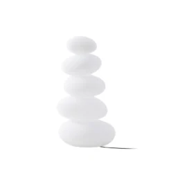 Lámpara LED para terraza Lucande Soriel, blanca, 72 cm, regulable por pasos,