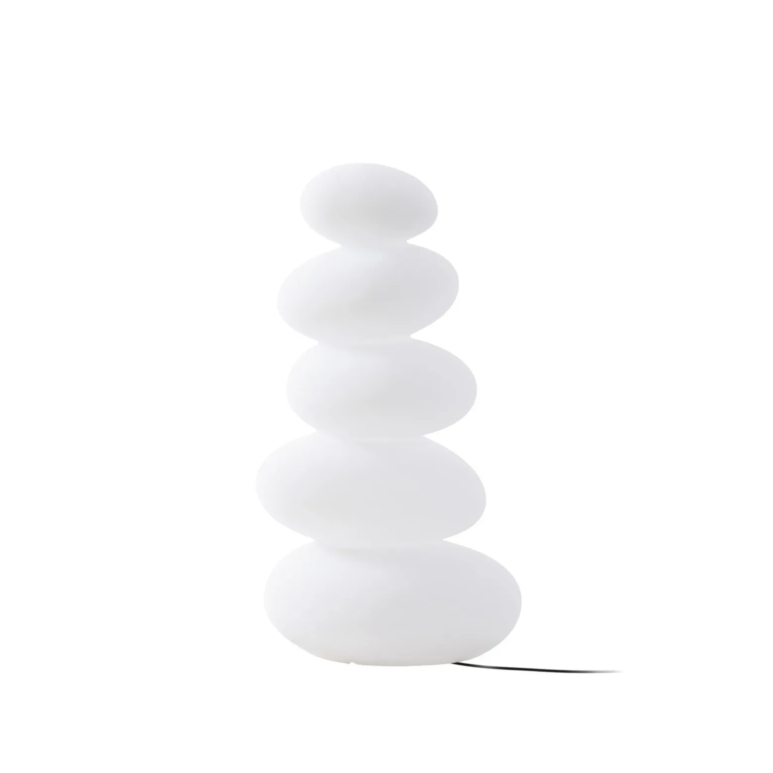 Lámpara LED para terraza Lucande Soriel, blanca, 72 cm, regulable por pasos,