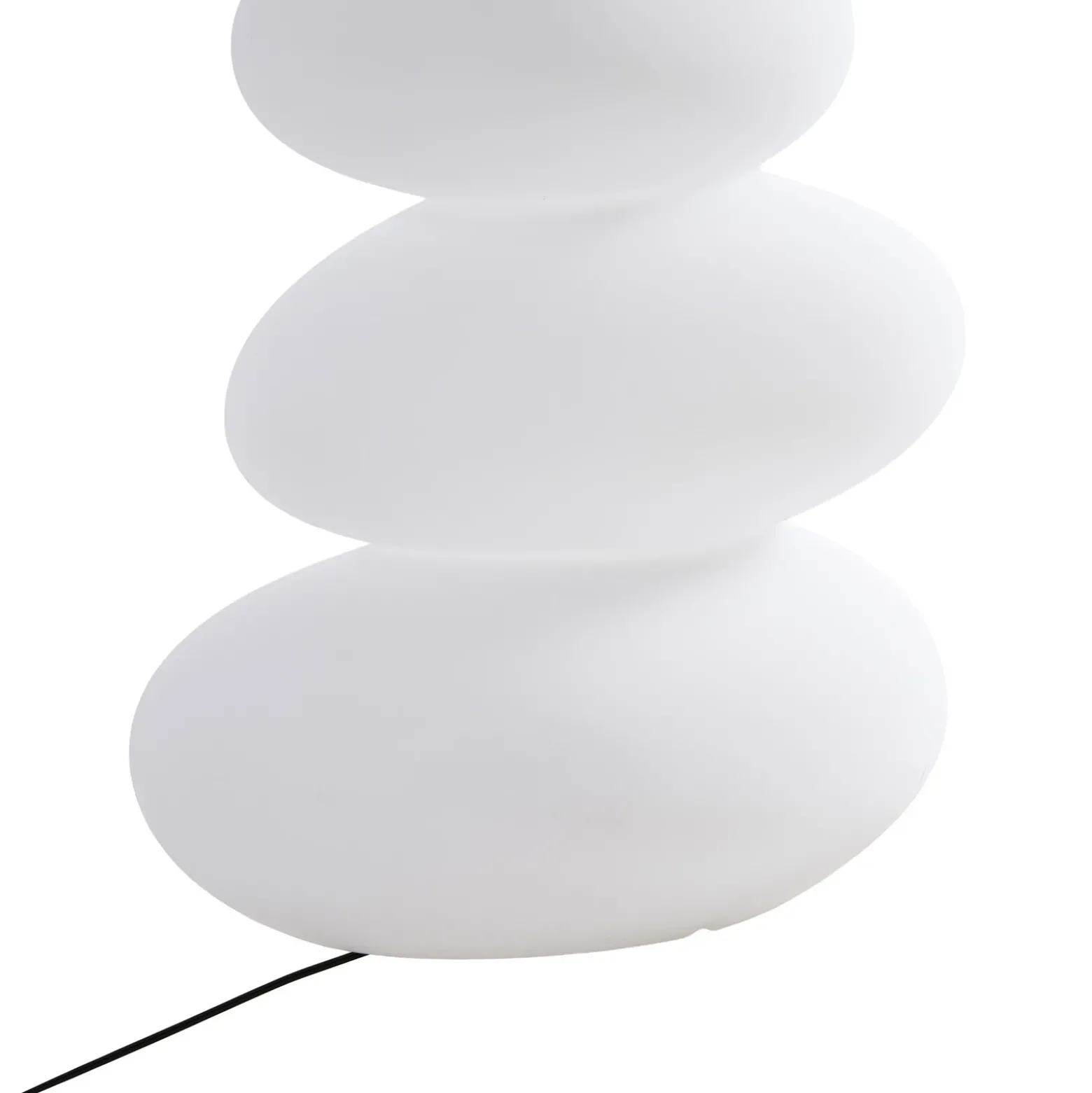 Lámpara LED para terraza Lucande Soriel, blanca, 72 cm, regulable por pasos,