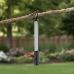 Lámpara LED recargable Kompis de Lindby, antracita, atenuable, IP54