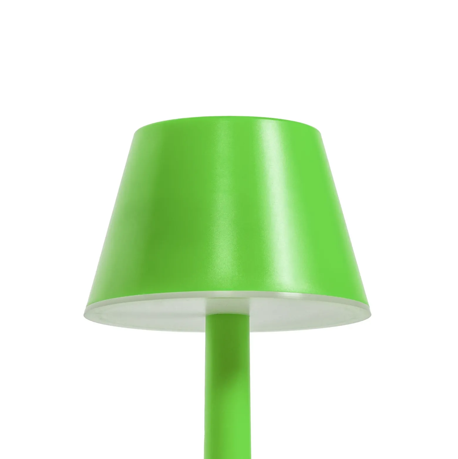 Lámpara LED recargable Lindby Gaja, verde, USB, IP44, RGBW, atenuable