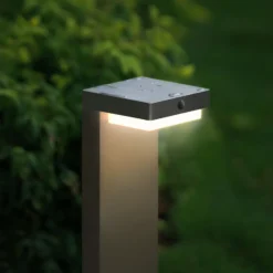 Lámpara LED recargable para exteriores 800104, antracita, IP44, sensor