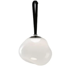 Lámpara LED recargable para terraza Melt grande, ópalo, 57 cm, de Tom Dixon