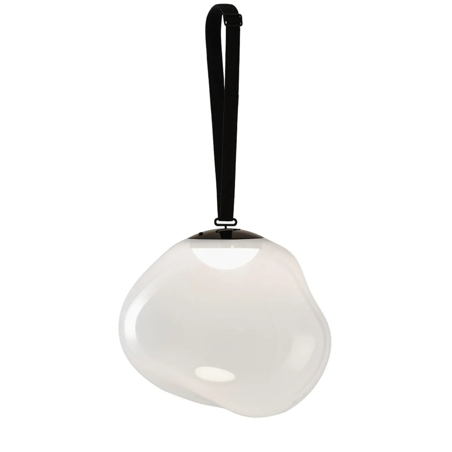 Lámpara LED recargable para terraza Melt grande, ópalo, 57 cm, de Tom Dixon
