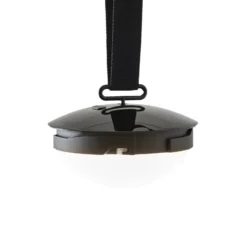 Lámpara LED recargable para terraza Melt grande de Tom Dixon, color plateado