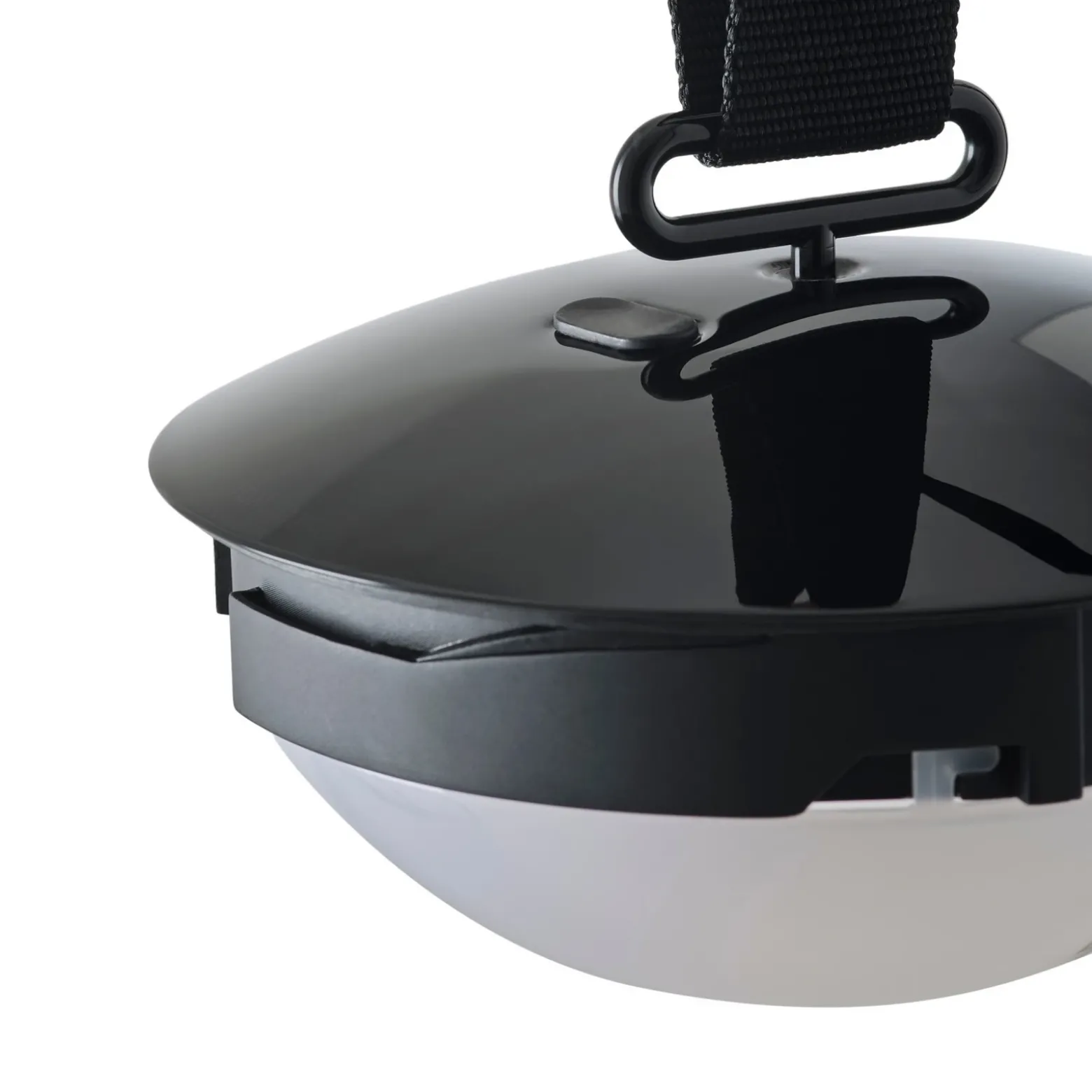 Lámpara LED recargable para terraza Melt grande de Tom Dixon, gris humo
