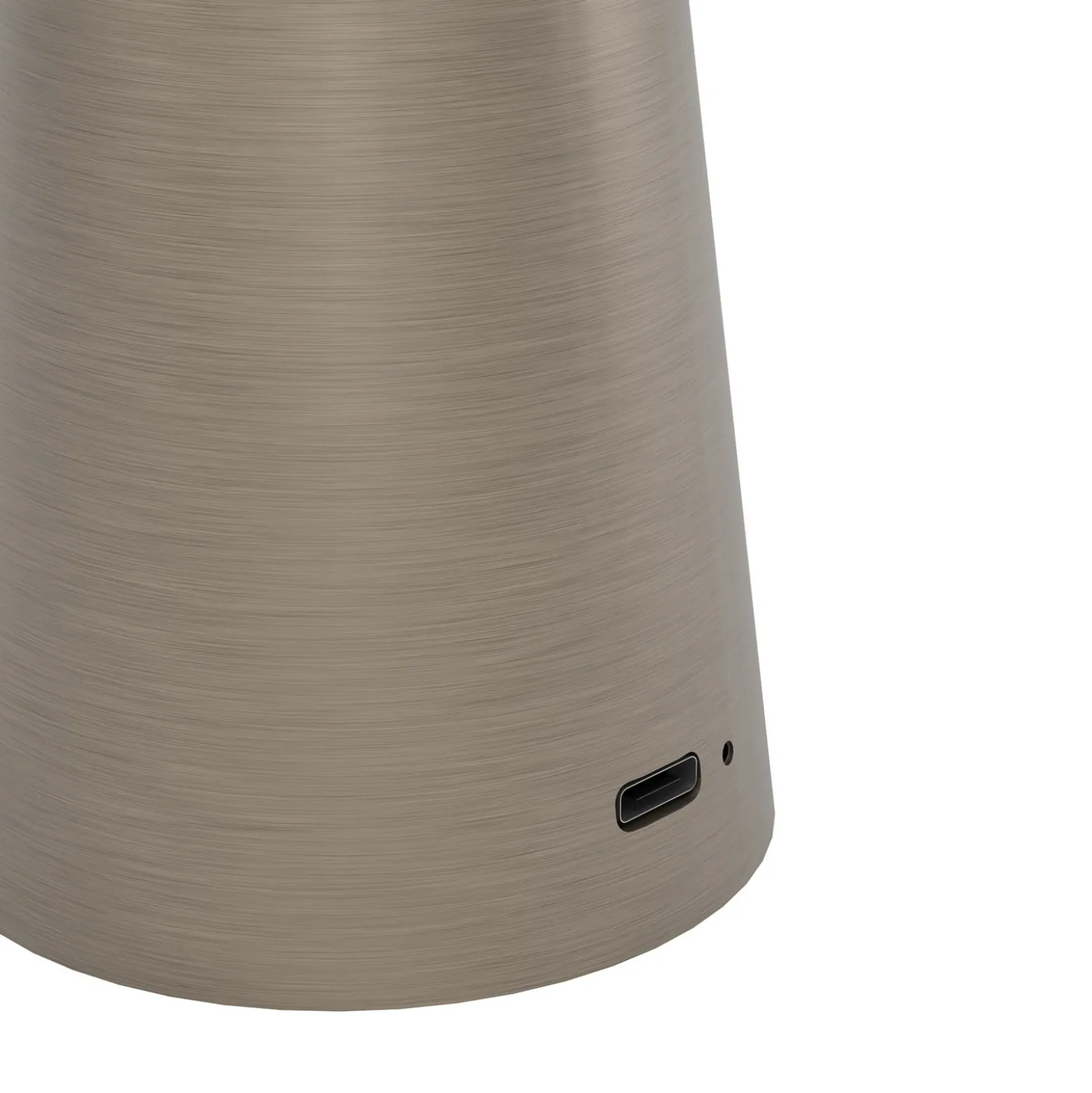 Lámpara LED recargable Piccola, color bronce, altura 28 cm, IP54