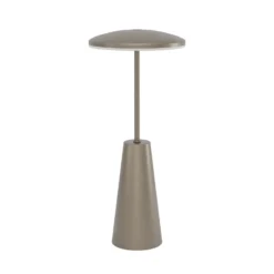Lámpara LED recargable Piccola, color bronce, altura 28 cm, IP54
