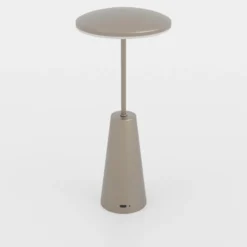 Lámpara LED recargable Piccola, color bronce, altura 28 cm, IP54