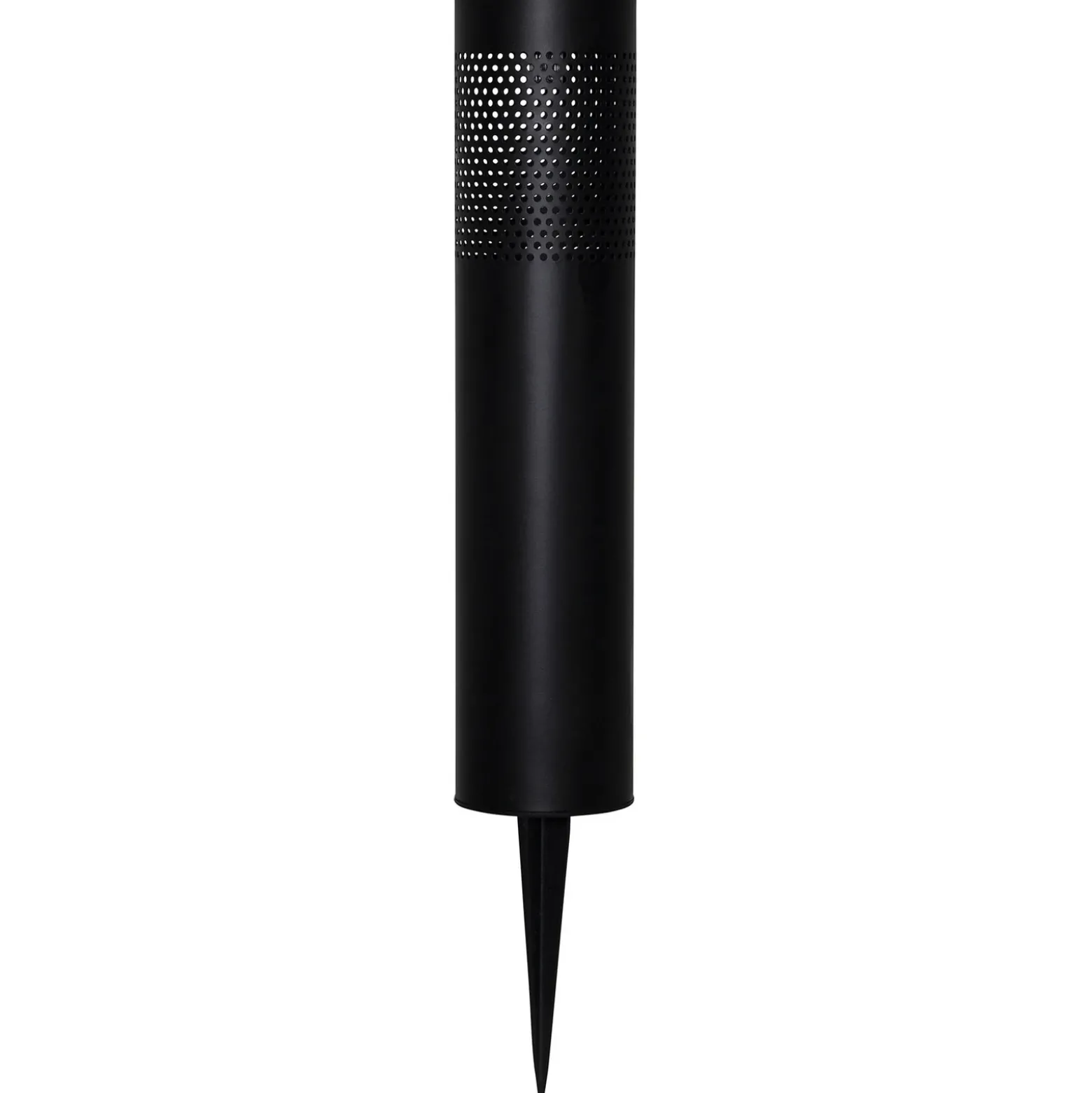 Lámpara LED solar Blace en negro, 39 cm de altura