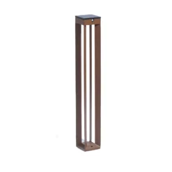 Lámpara LED solar Borne con sensor, 90 cm, corten
