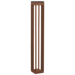 Lámpara LED solar Borne con sensor, 90 cm, corten