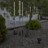 Lámpara LED solar Bubbly set 3 ud, blanco cálido