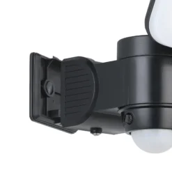 Lámpara LED solar Casabas con sensor, negro
