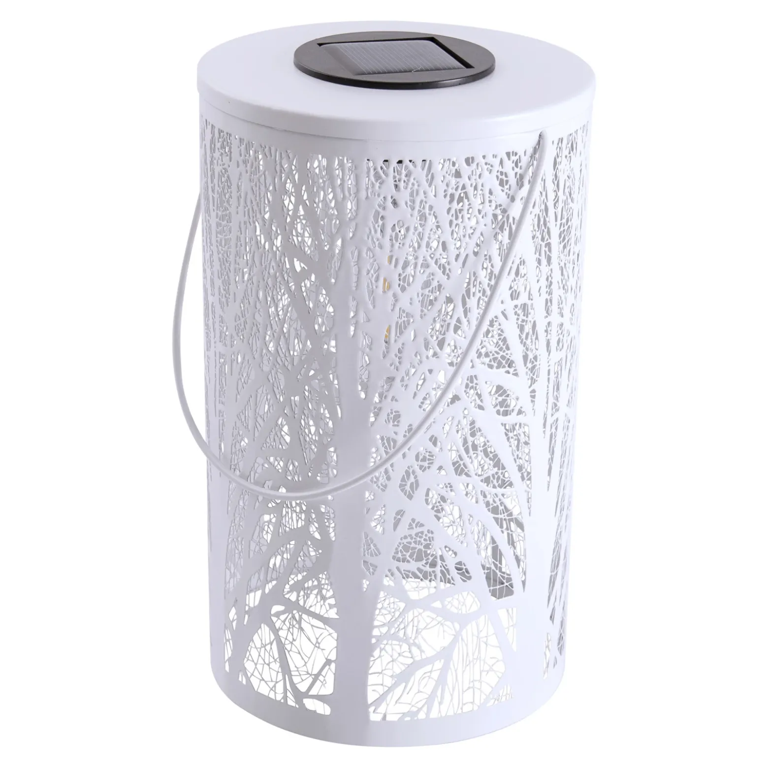 Lámpara LED solar 5266523 con diseño forestal