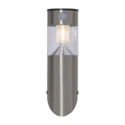 Lámpara LED solar de pared Marbella con detector de movimiento