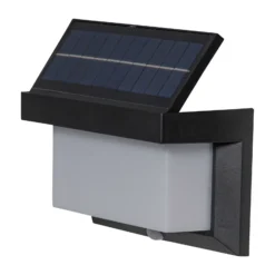 Lámpara LED solar de pared Valla con detector de movimiento