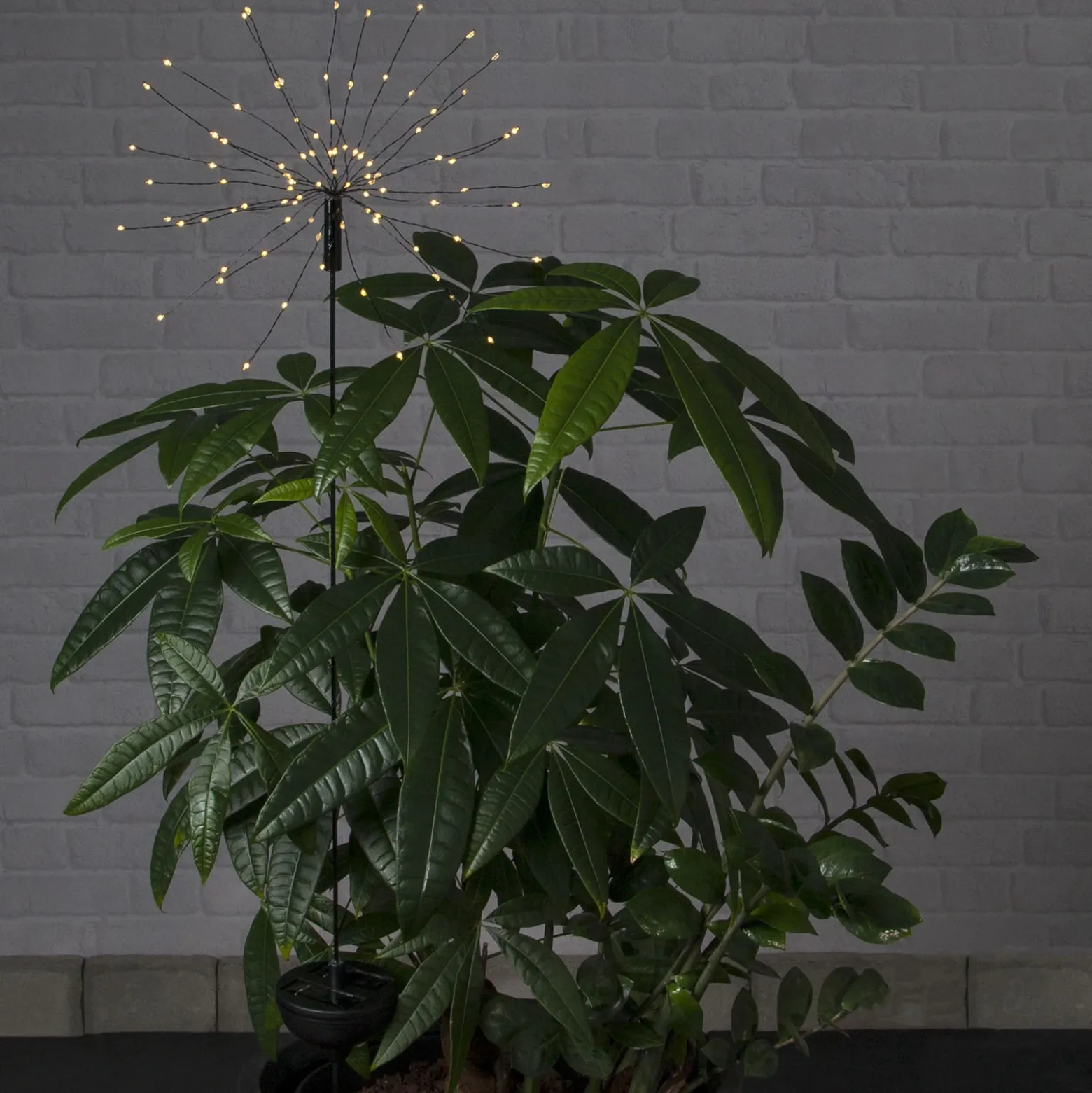 Lámpara LED solar Firework pica de tierra, 100 cm