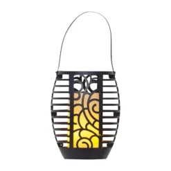 Lámpara LED solar Flame, tres opciones de uso, 42 cm