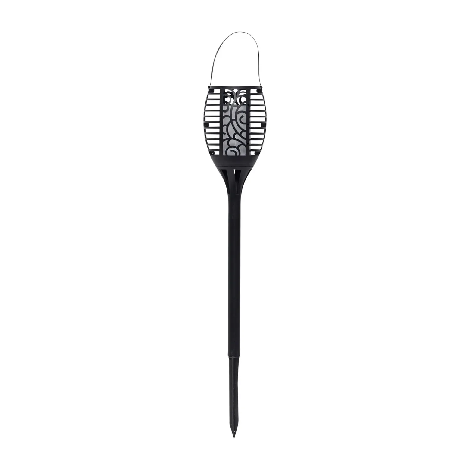Lámpara LED solar Flame, tres opciones de uso, 42 cm