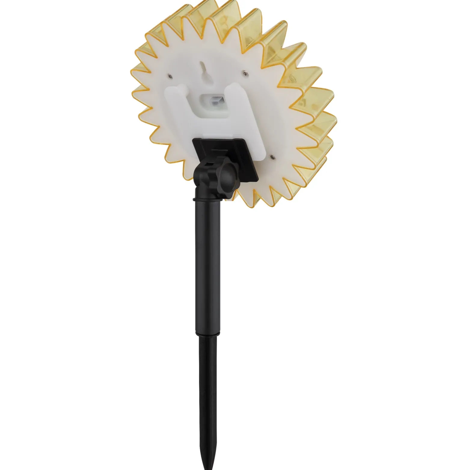 Lámpara LED solar 33598 Girasol Ø 13 cm, amarillo, plástico