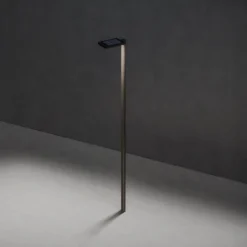 Lámpara LED solar KLEWE LINK sin mástil, antracita, IP65