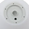 Lámpara LED solar Lago de Lindby, Ø 25 cm, globo, pincho de suelo, blanco