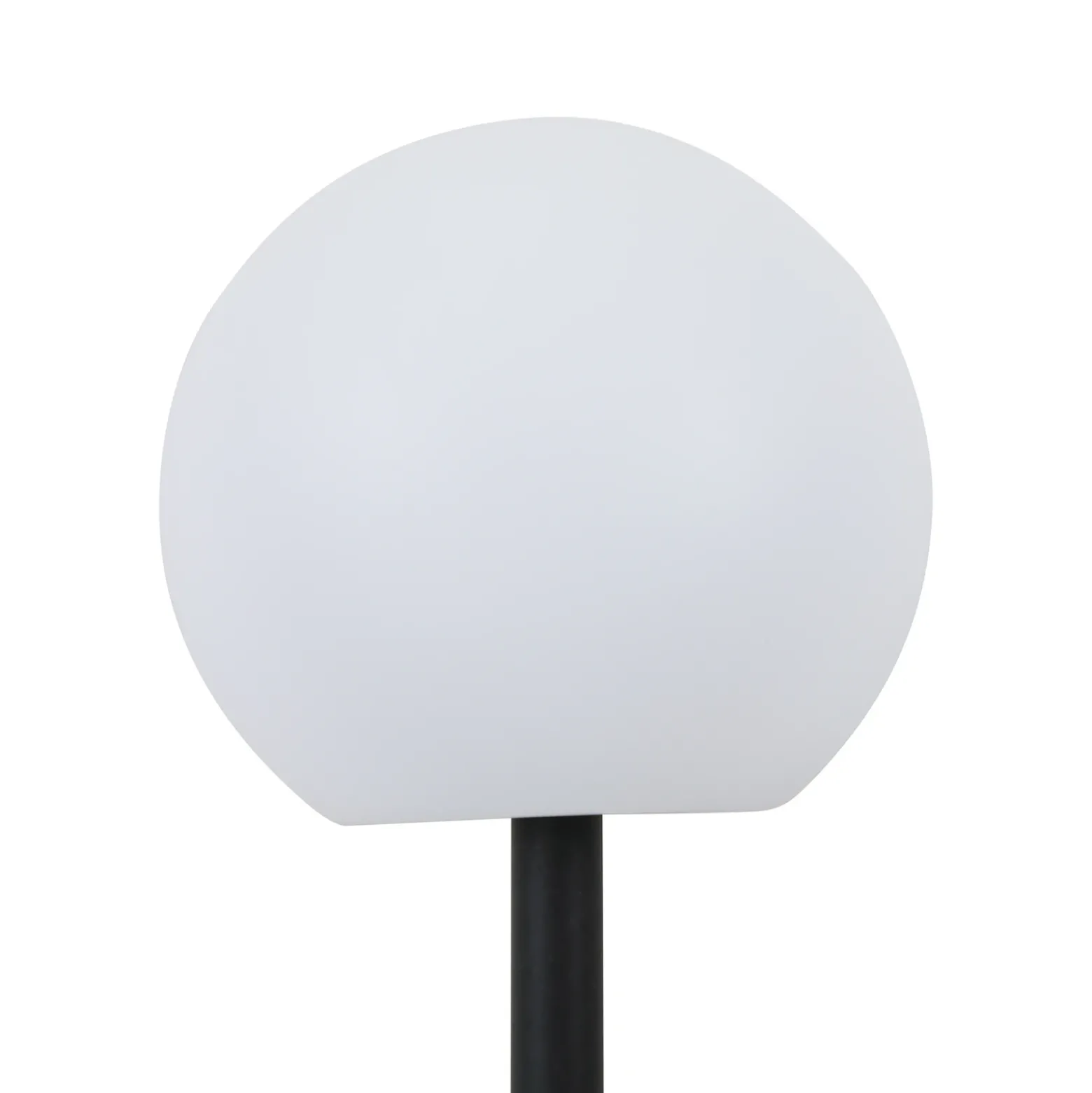 Lámpara LED solar Lago de Lindby, Ø 25 cm, globo, pincho de suelo, blanco