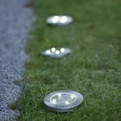 Lámpara LED solar Lawnlight con varilla de anclaje