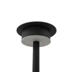 Lámpara LED solar Lyris de Lindby, juego de 3, negro, aluminio, 3000 K